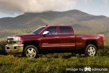 Insurance rates Chevy Silverado 2500HD in Tulsa