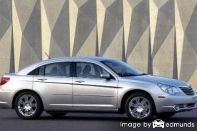 Insurance rates Chrysler Sebring in Tulsa