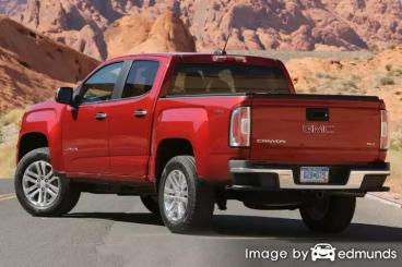 Insurance rates GMC Canyon in Tulsa