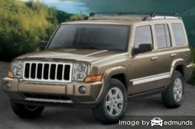 Insurance rates Jeep Commander in Tulsa